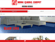 Tablet Screenshot of minhquangcarpet.com